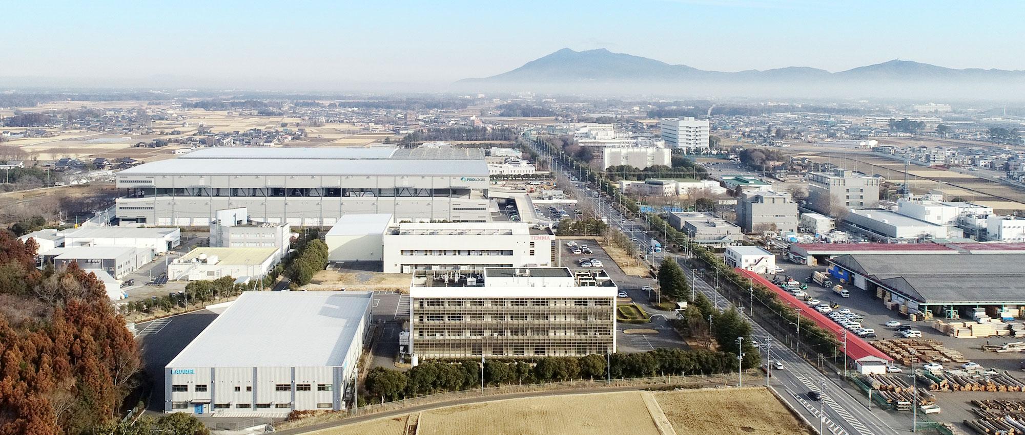 茨城県つくば市：株式会社ゴ―フォトンの空撮写真